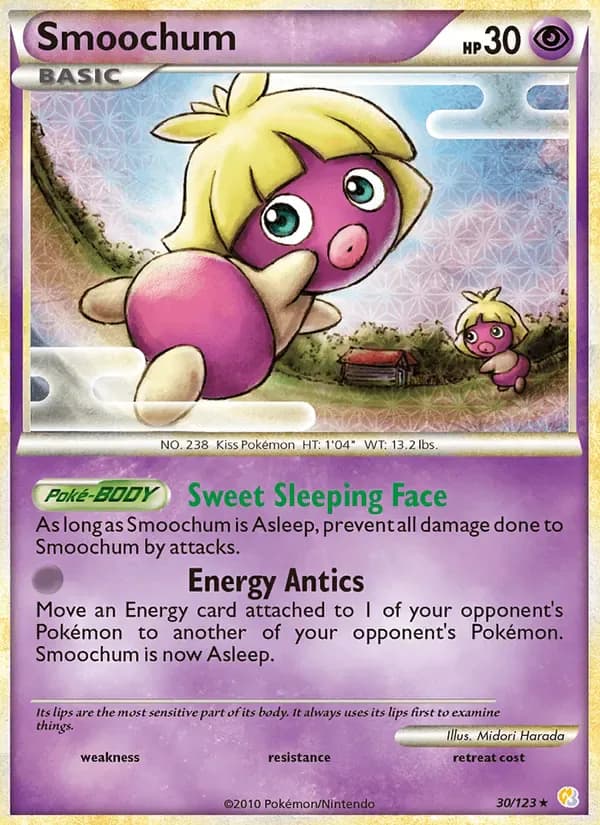 Smoochum 30/123 from HeartGold & SoulSilver