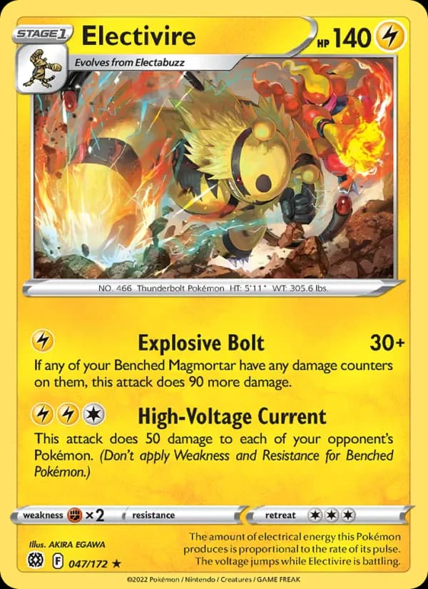 Electivire 047/172 from Brilliant Stars