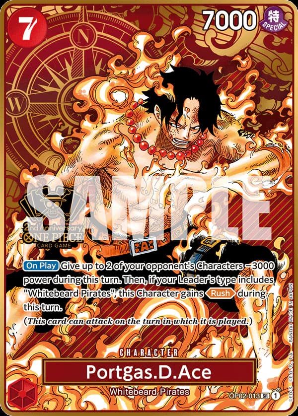 Portgas.D.Ace OP02-013 Official alternate printing 5