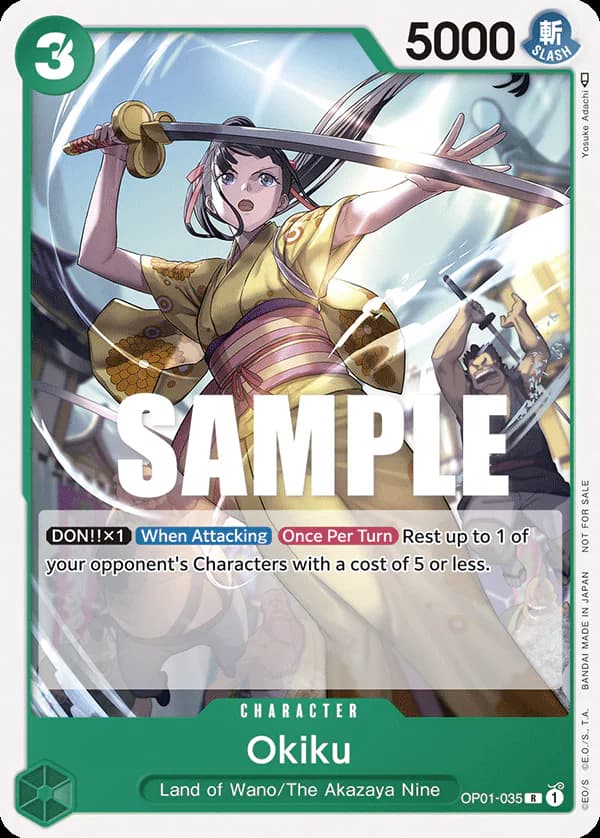 Okiku OP01-035 Official alternate printing 1
