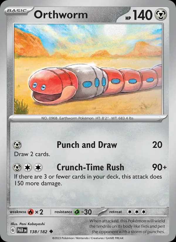 Orthworm 138/182 from Paradox Rift