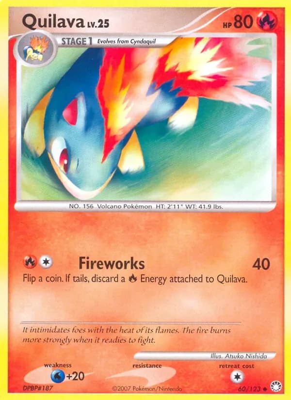 Quilava 60/123 from Mysterious Treasures