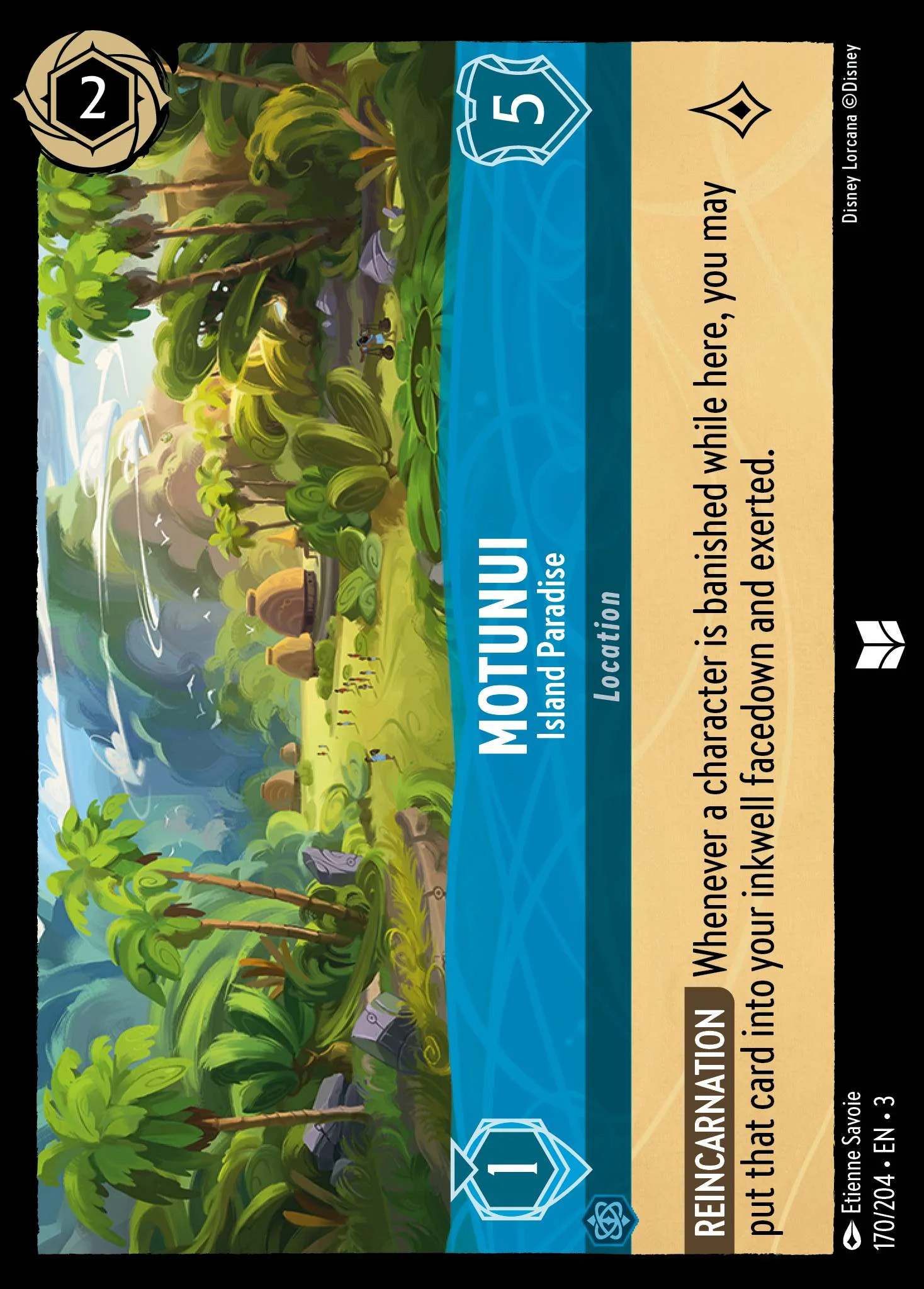 Motunui - Island Paradise 170/204 from Into the Inklands