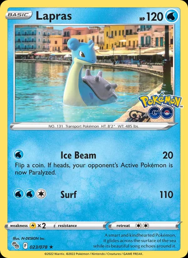Lapras 023/78 from Pokemon GO