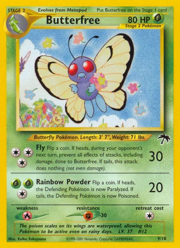 Butterfree 9/18 from Southern Islands