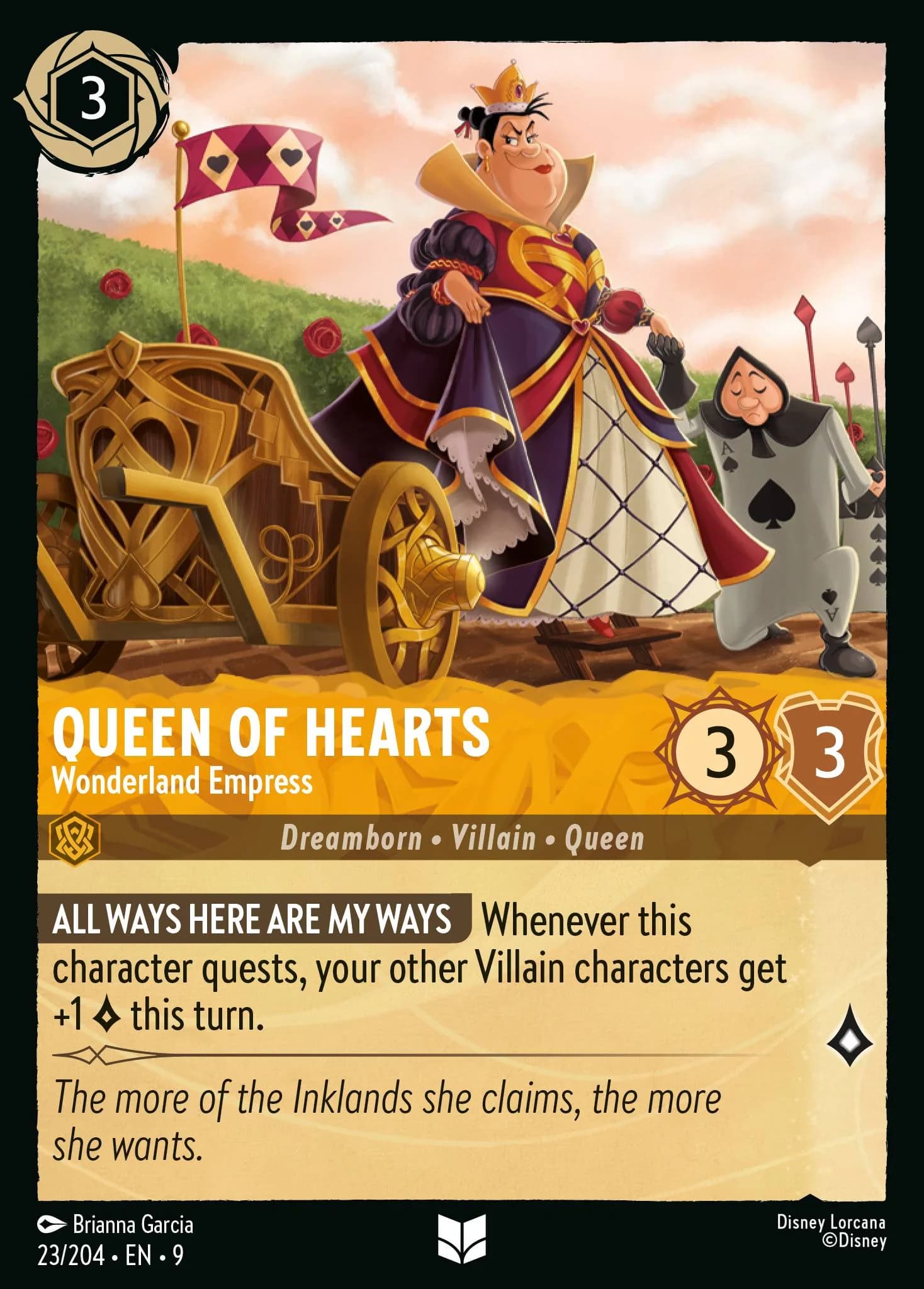 Queen of Hearts - Wonderland Empress 23/204 from Fabled