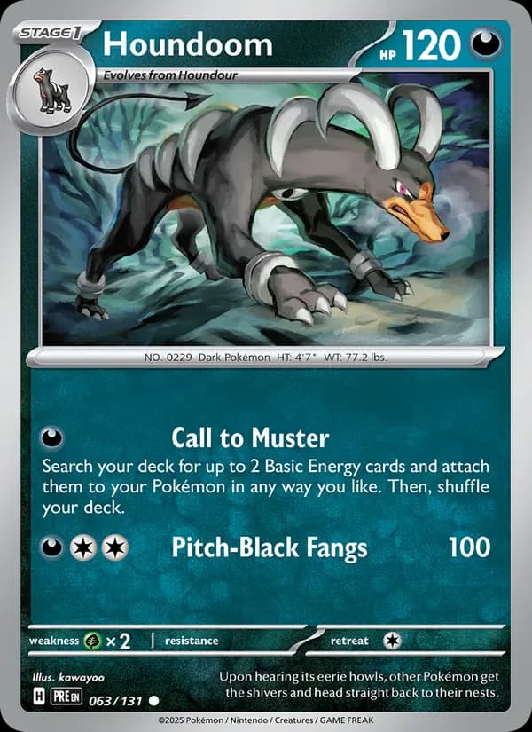 Houndoom 063/131 from Prismatic Evolutions