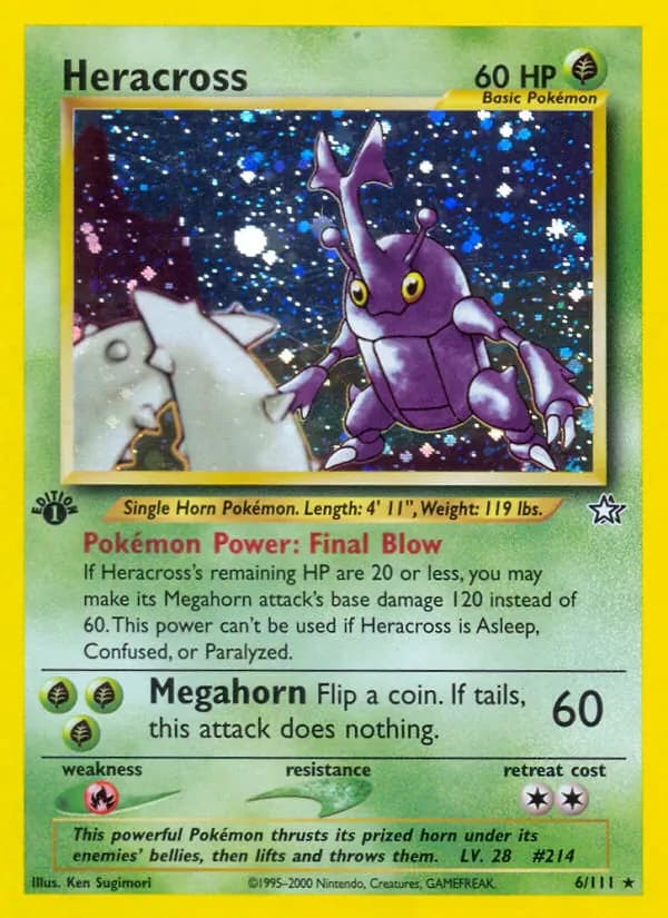 Heracross 6/111 from Neo Genesis