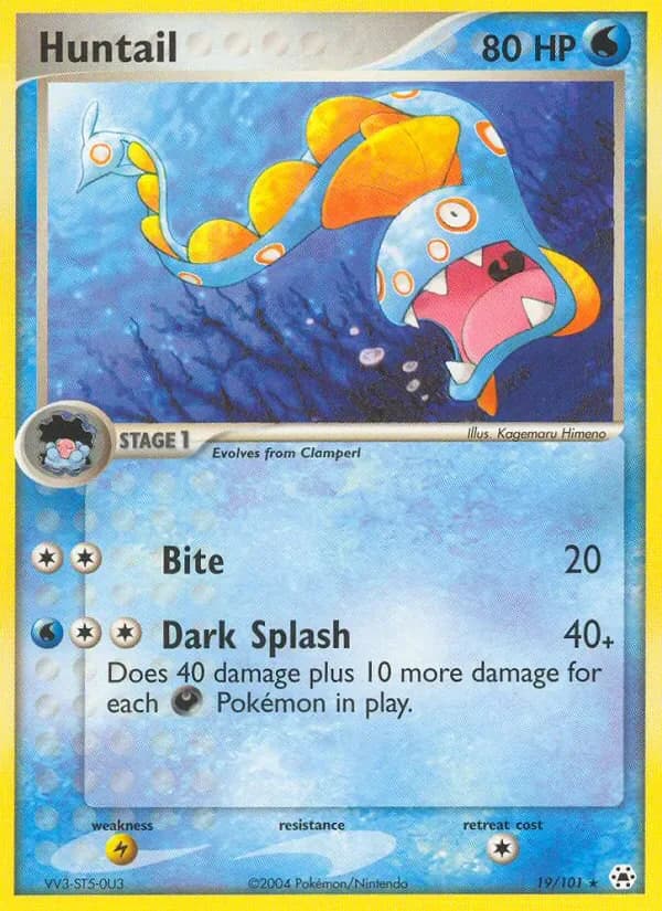 Huntail 19/101 from EX Hidden Legends
