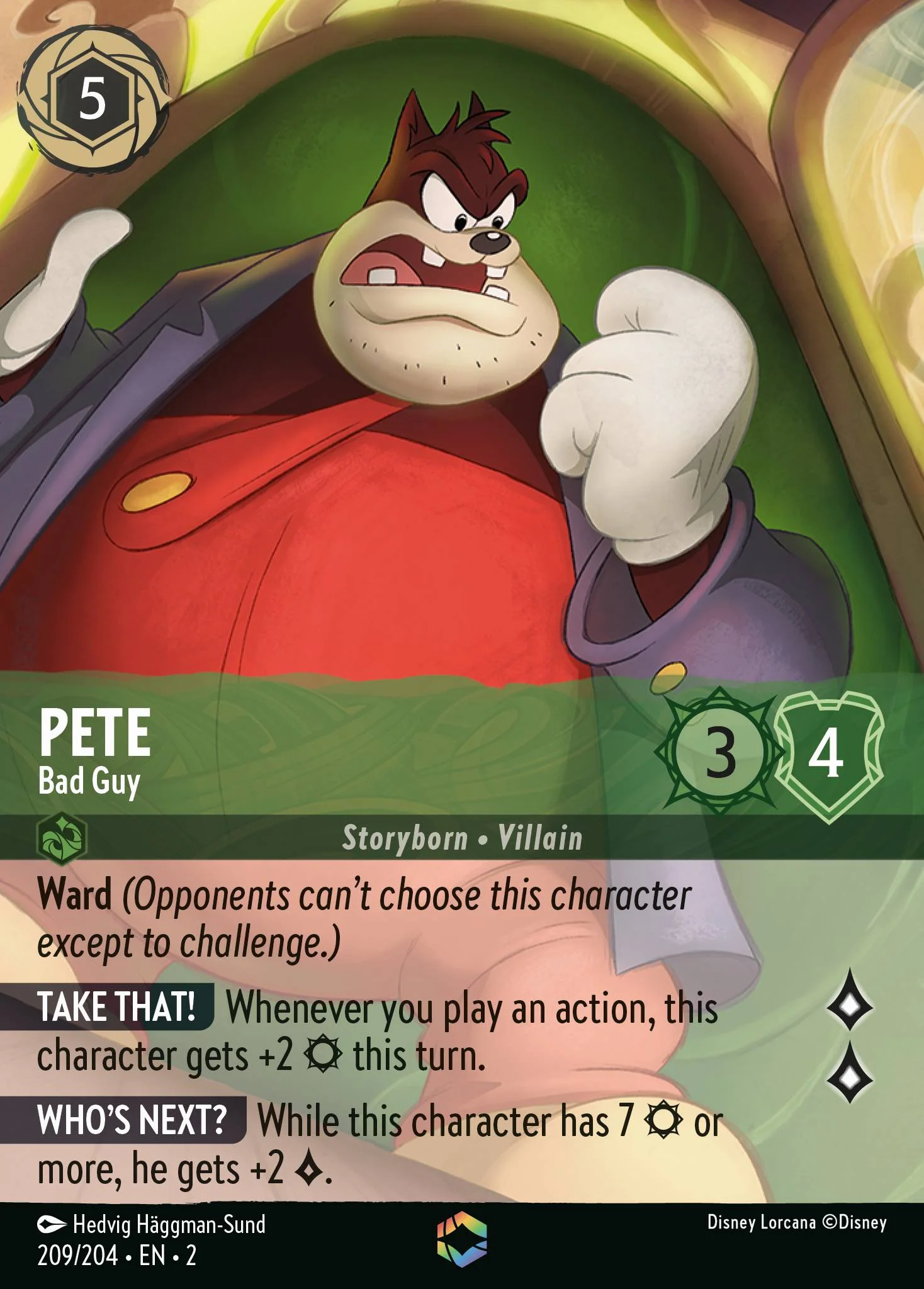 Pete - Bad Guy 209/204 from Rise of the Floodborn