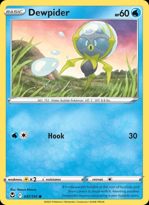 Dewpider 047/195 from Silver Tempest