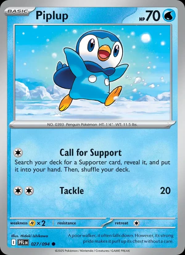 Piplup 027/94 from Phantasmal Flames