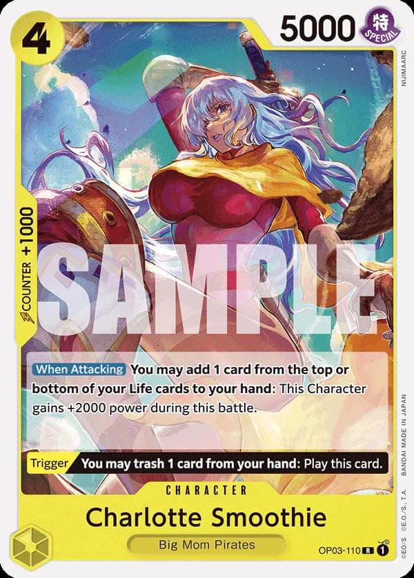 Charlotte Smoothie OP03-110 Official alternate printing r2