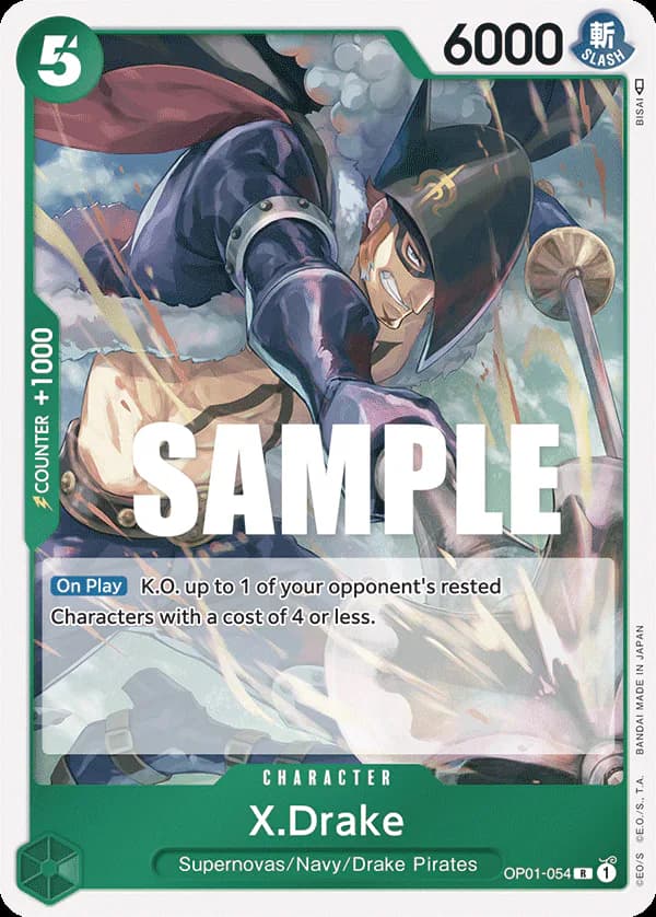 X.Drake OP01-054 Standard printing