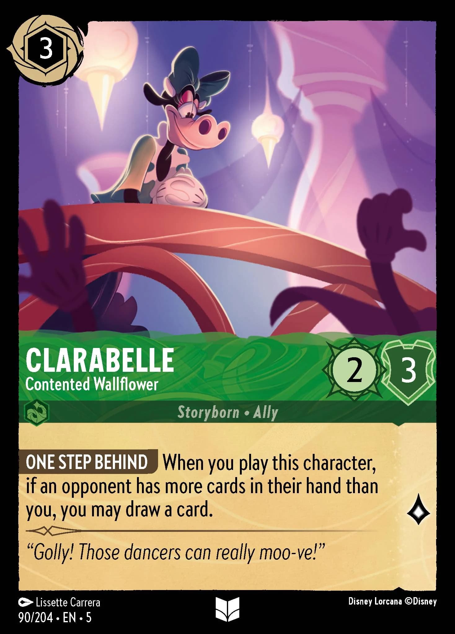 Clarabelle - Contented Wallflower 90/204 from Shimmering Skies