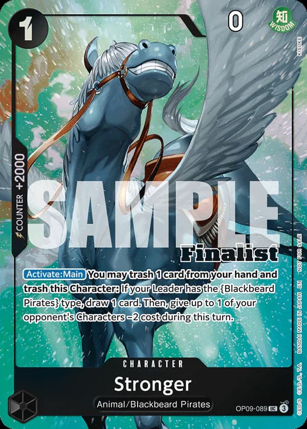 Stronger OP09-089 Official alternate printing 2
