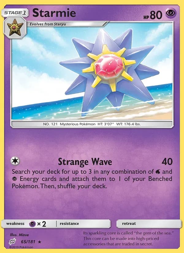 Starmie 65/181 from Team Up