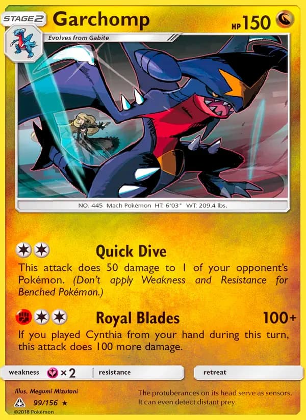 Garchomp 99/156 from Ultra Prism