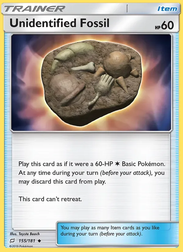 Unidentified Fossil 155/181 from Team Up