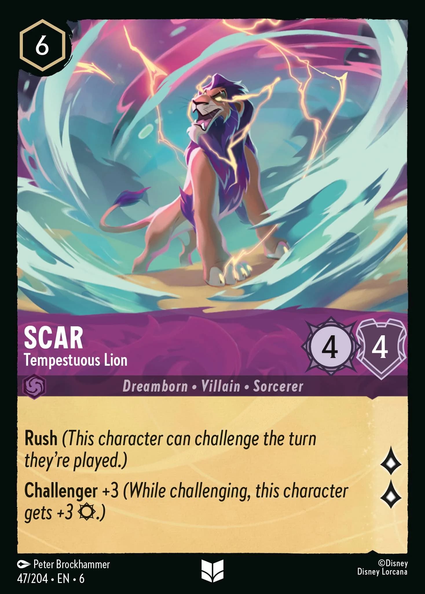 Scar - Tempestuous Lion 47/204 from Azurite Sea