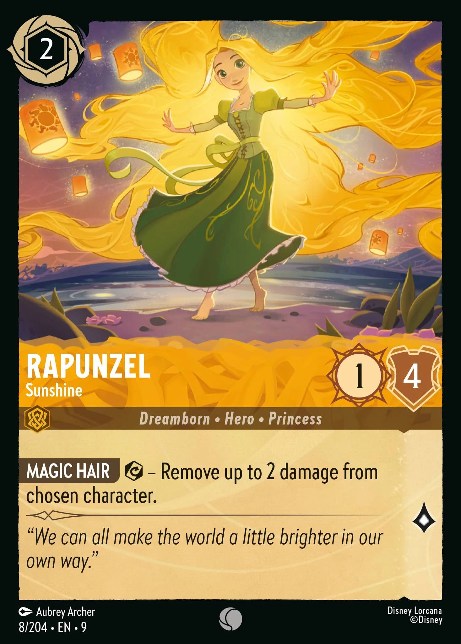 Rapunzel - Sunshine 8/204 from Fabled
