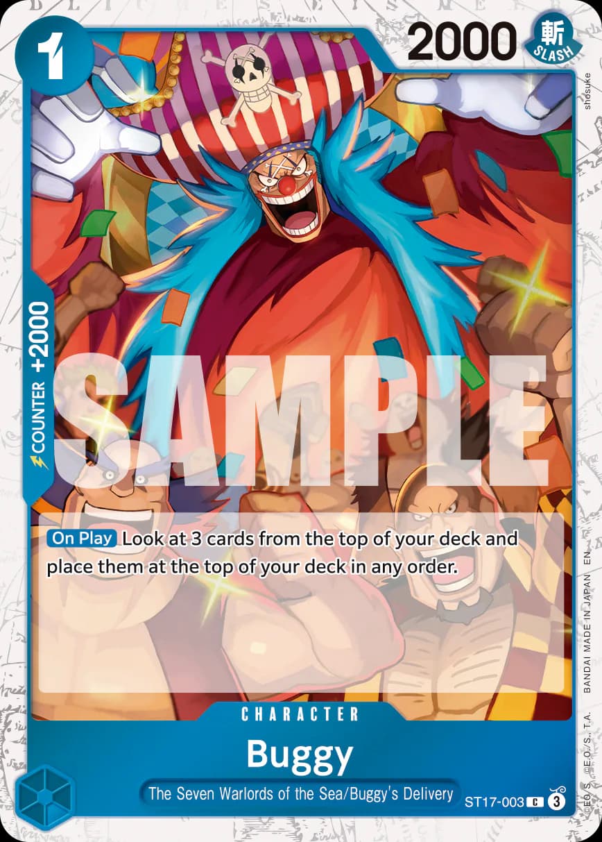 Buggy ST17-003 Official alternate printing 3