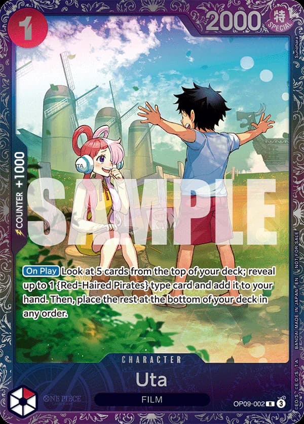 Uta OP09-002 Official alternate printing 2