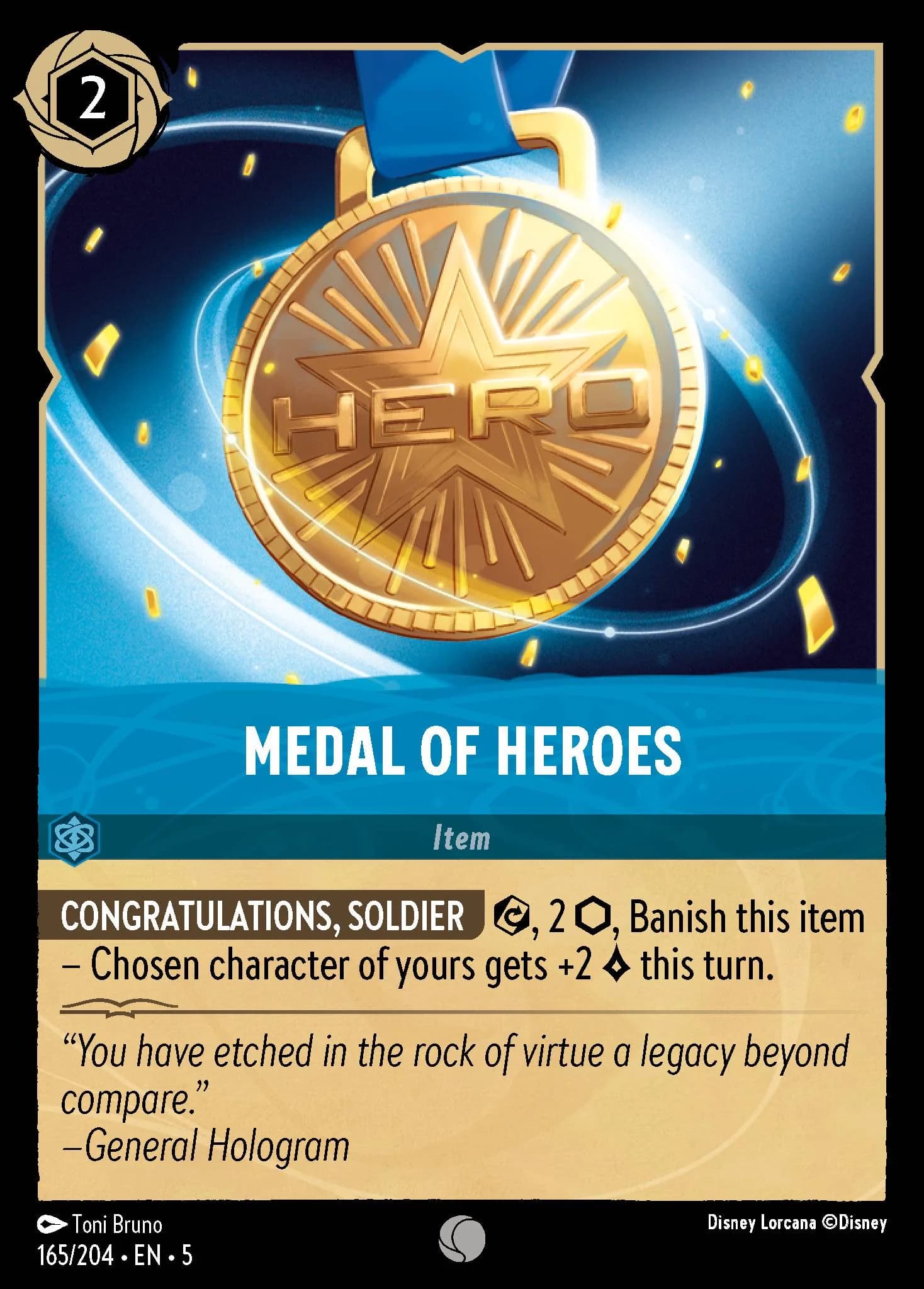 Medal of Heroes 165/204 from Shimmering Skies