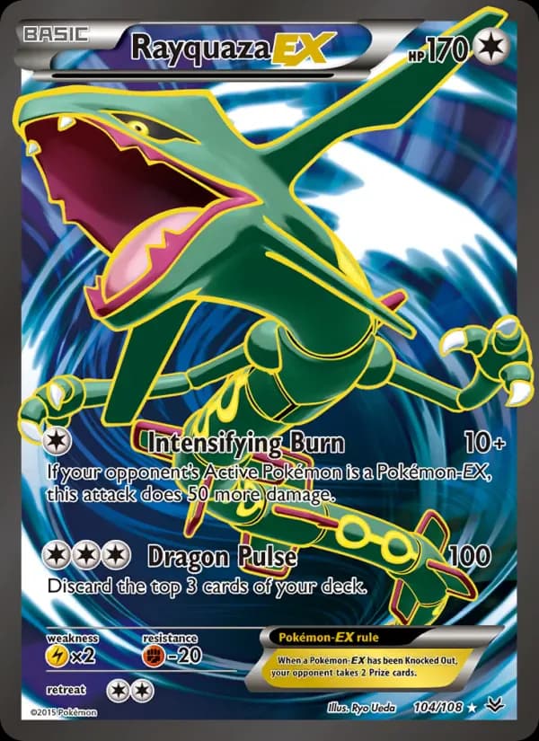 Rayquaza EX 104/108 from Roaring Skies