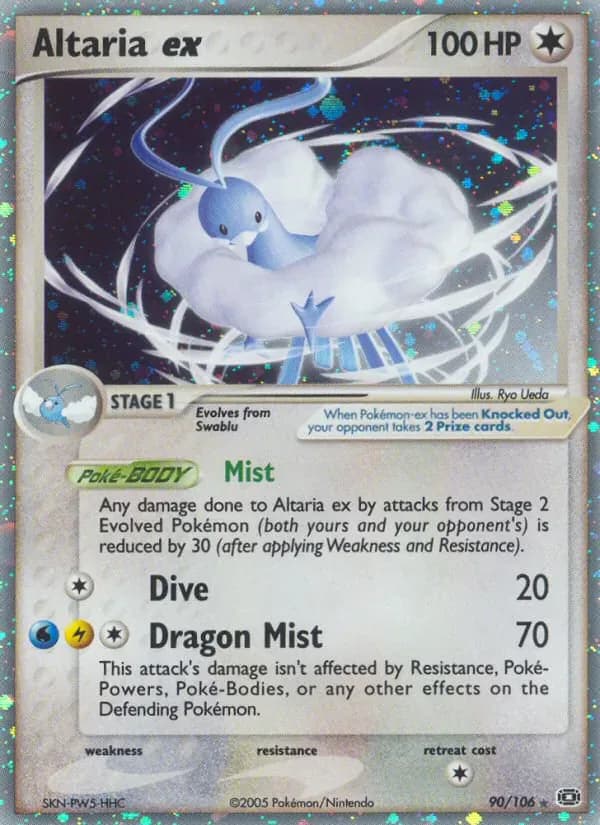 Altaria ex 90/106 from EX Emerald