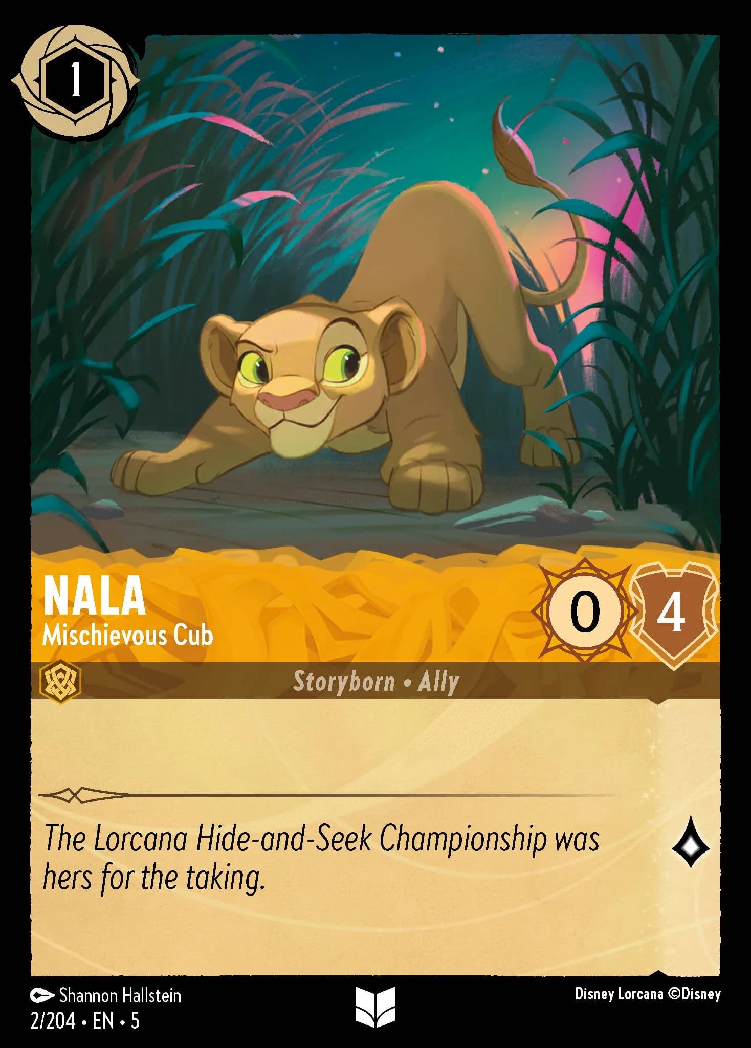 Nala - Mischievous Cub 2/204 from Shimmering Skies