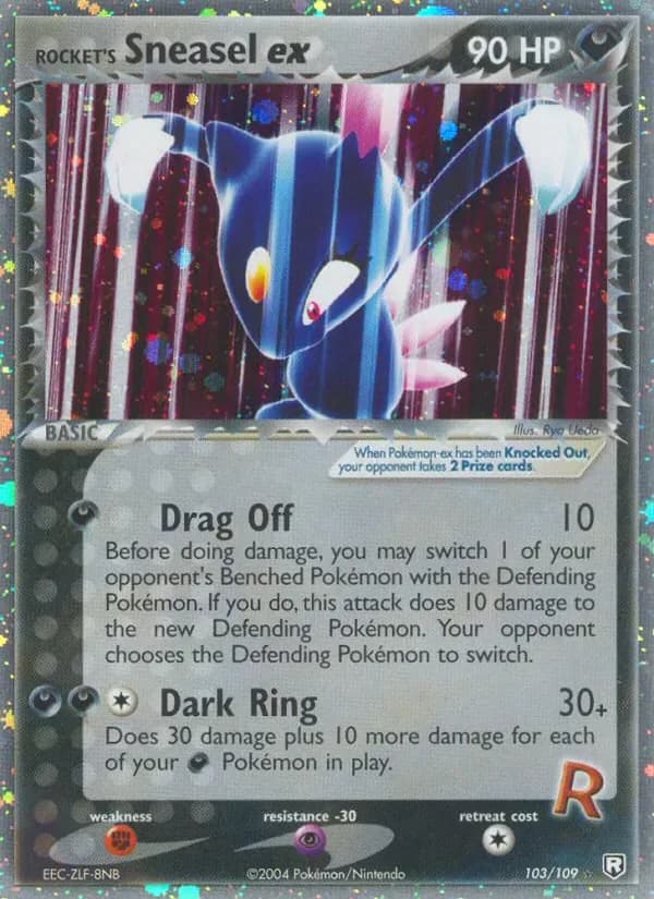 Rocket's Sneasel ex 103/109 from EX Team Rocket Returns