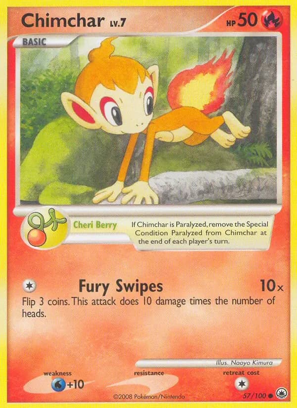 Chimchar 57/100 from Majestic Dawn