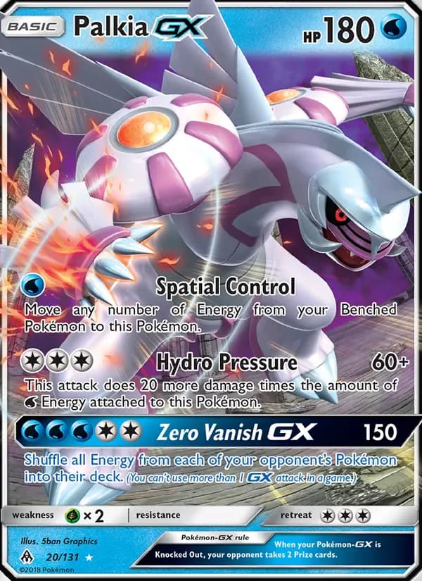 Palkia GX 20/131 from Forbidden Light