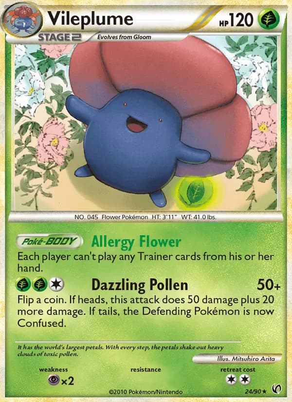 Vileplume 24/90 from Undaunted
