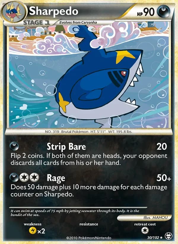Sharpedo 30/102 from Triumphant