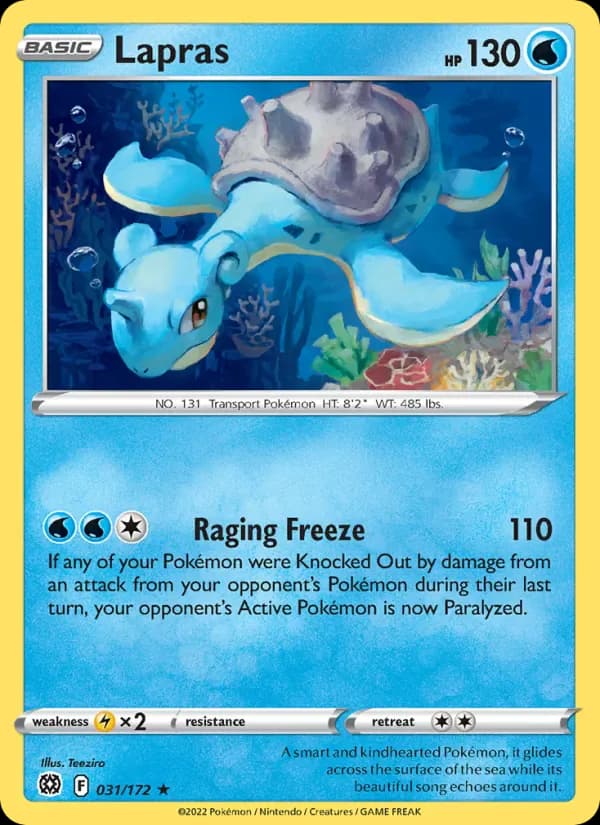 Lapras 031/172 from Brilliant Stars