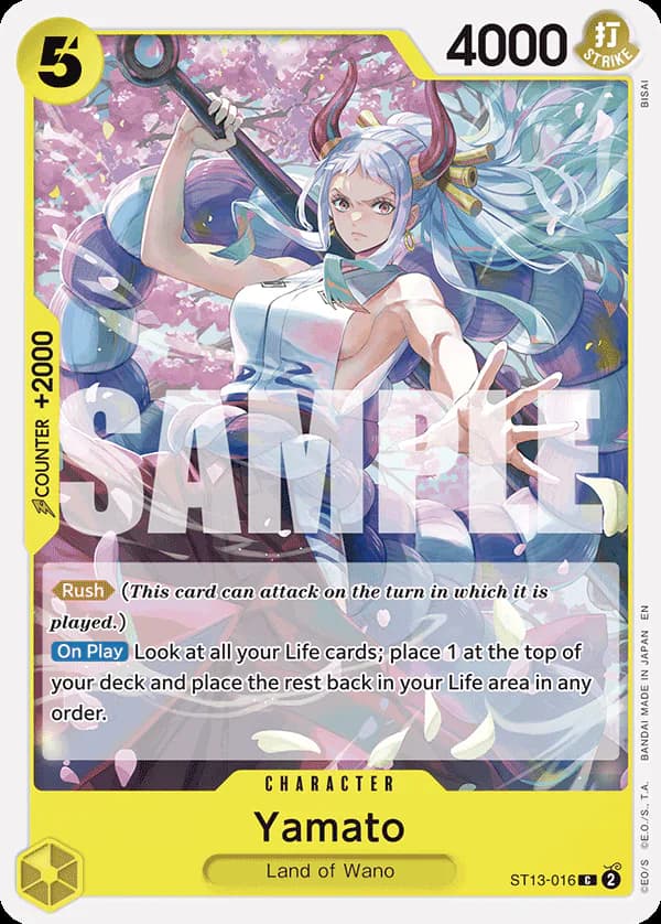 Yamato ST13-016 Official alternate printing r1