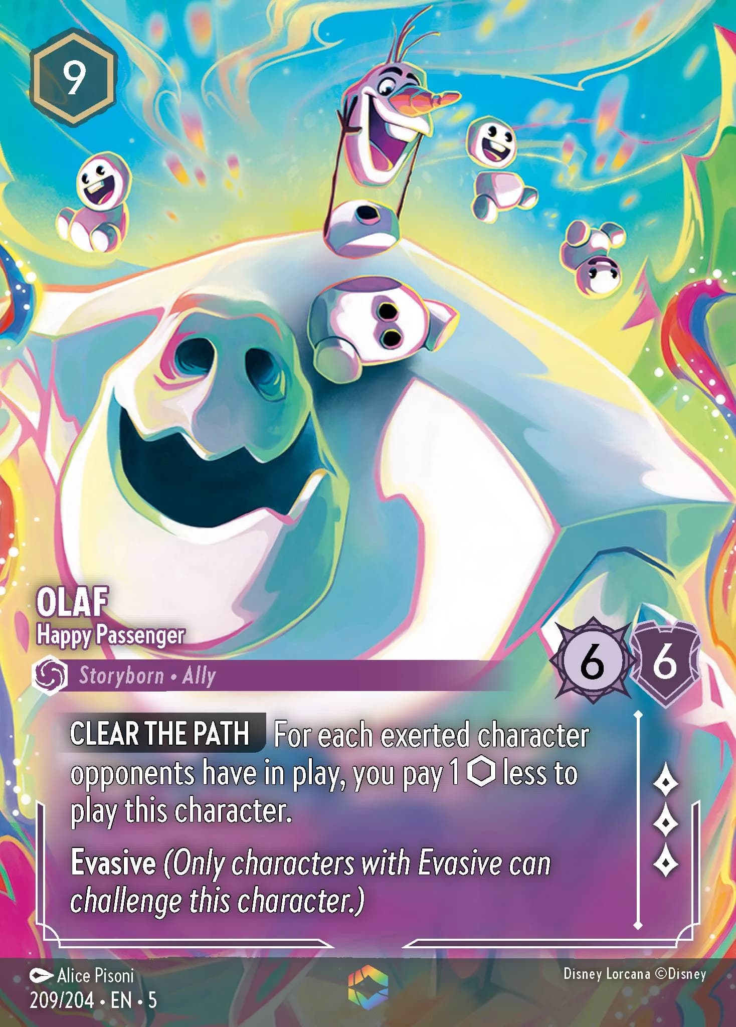 Olaf - Happy Passenger 209/204 from Shimmering Skies
