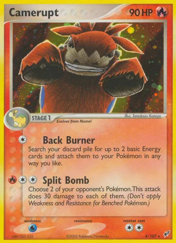 Camerupt 4/107 from EX Deoxys