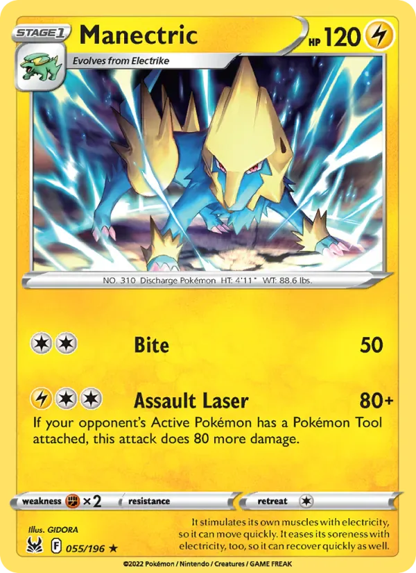 Manectric 055/196 from Lost Origin