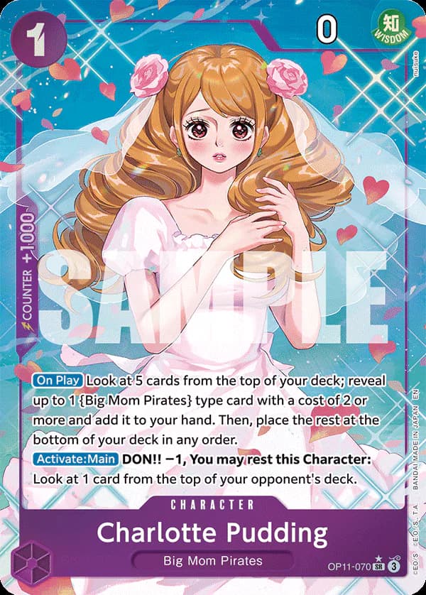 Charlotte Pudding OP11-070 Official alternate printing 1