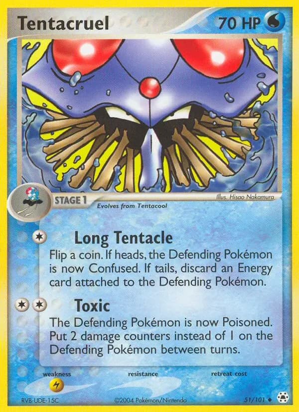Tentacruel 51/101 from EX Hidden Legends
