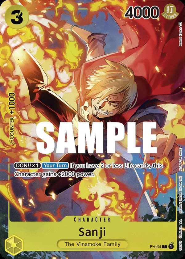 Sanji P-034 Standard printing