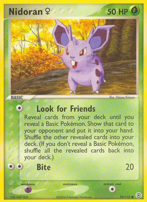 Nidoran♀ 70/112 from EX FireRed & LeafGreen