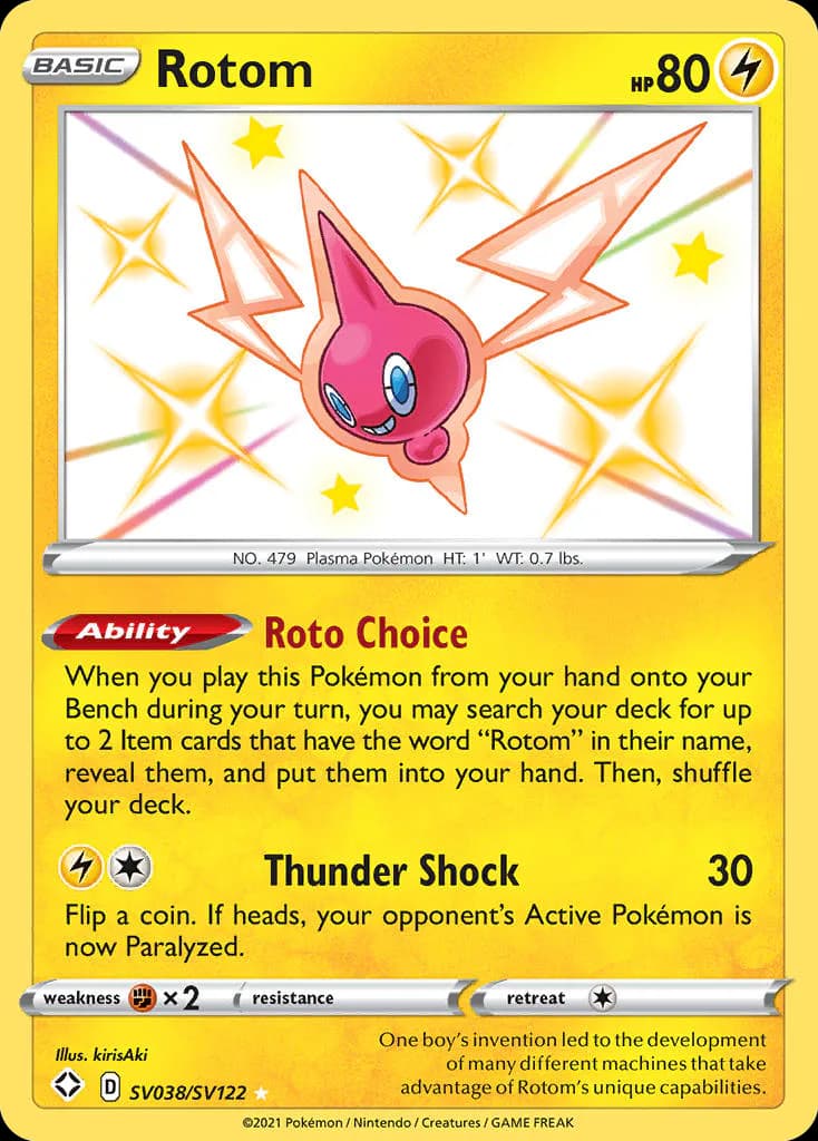 Rotom SV038/SV122 from Shining Fates