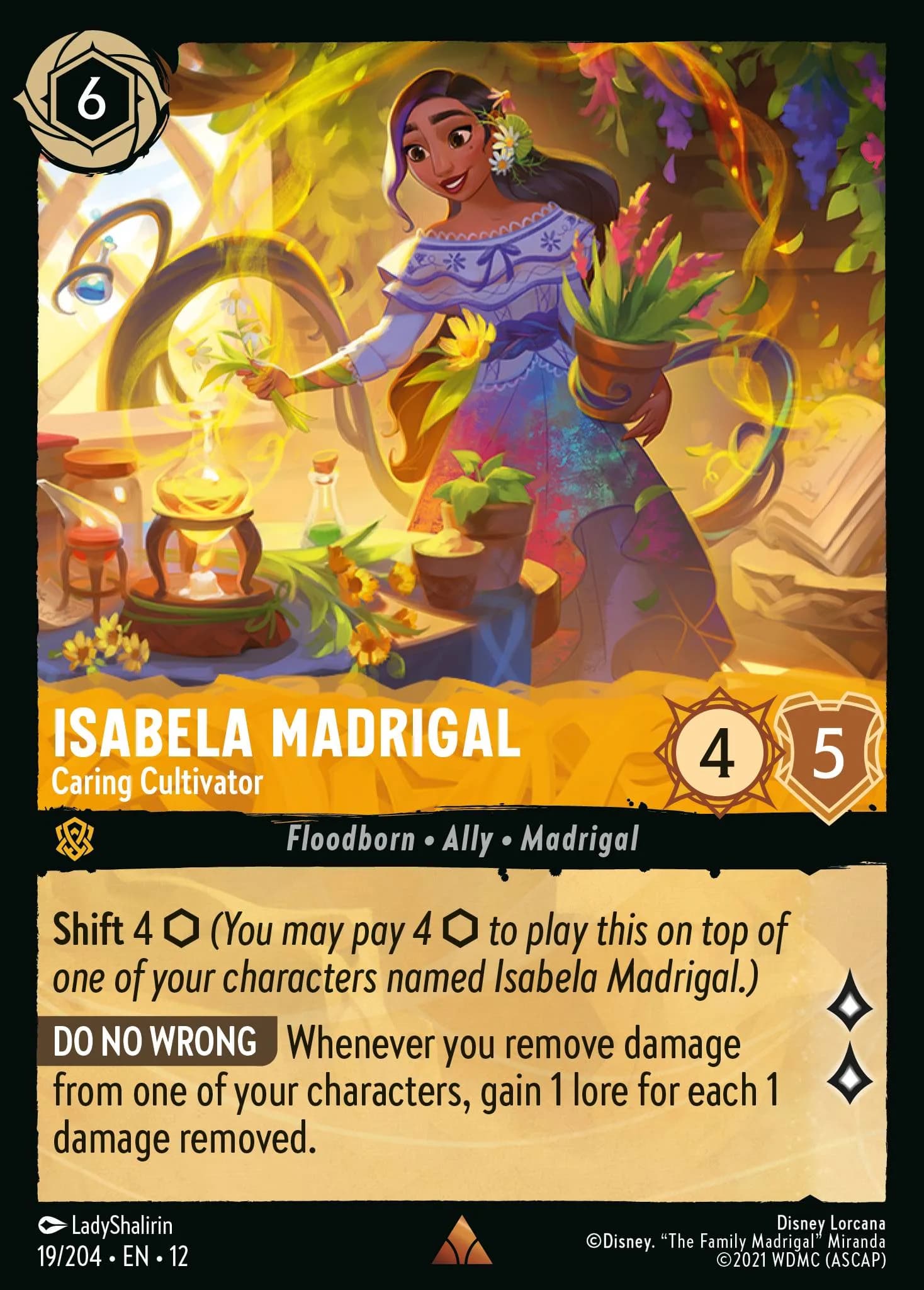 Isabela Madrigal - Caring Cultivator 19/204 from Wilds Unknown