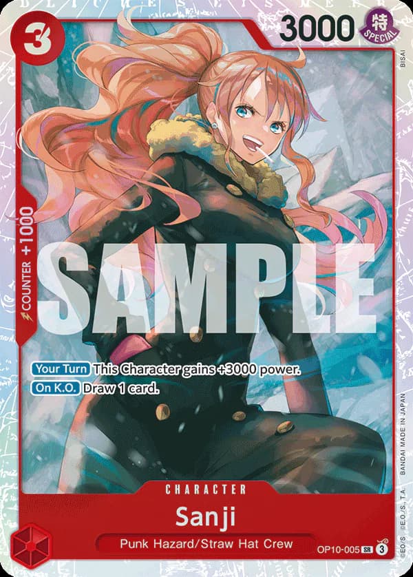 Sanji OP10-005 Standard printing