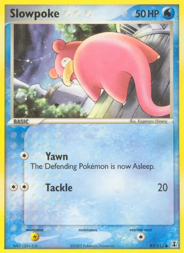 Slowpoke 83/113 from EX Delta Species