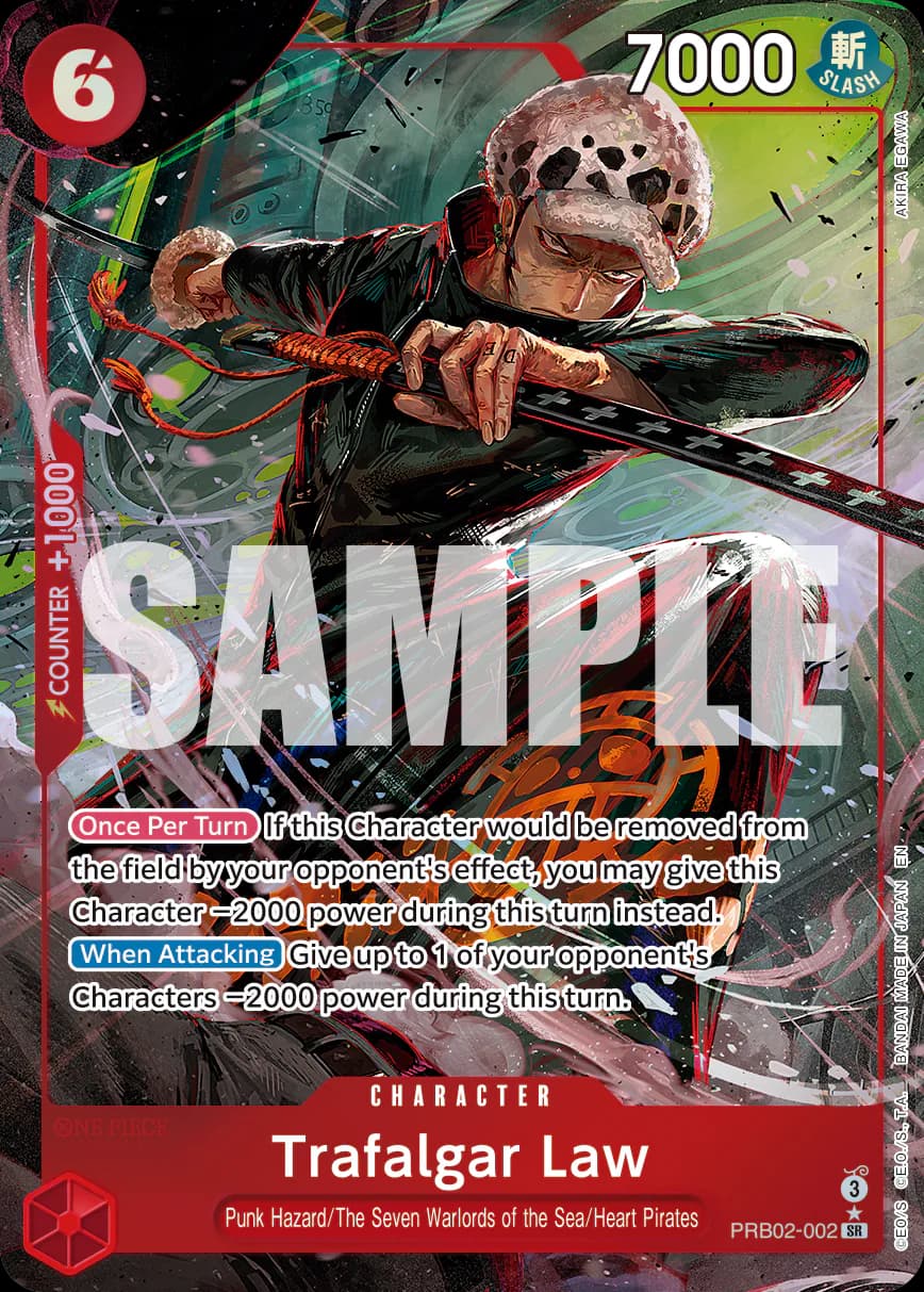 Trafalgar Law PRB02-002 Official alternate printing 1